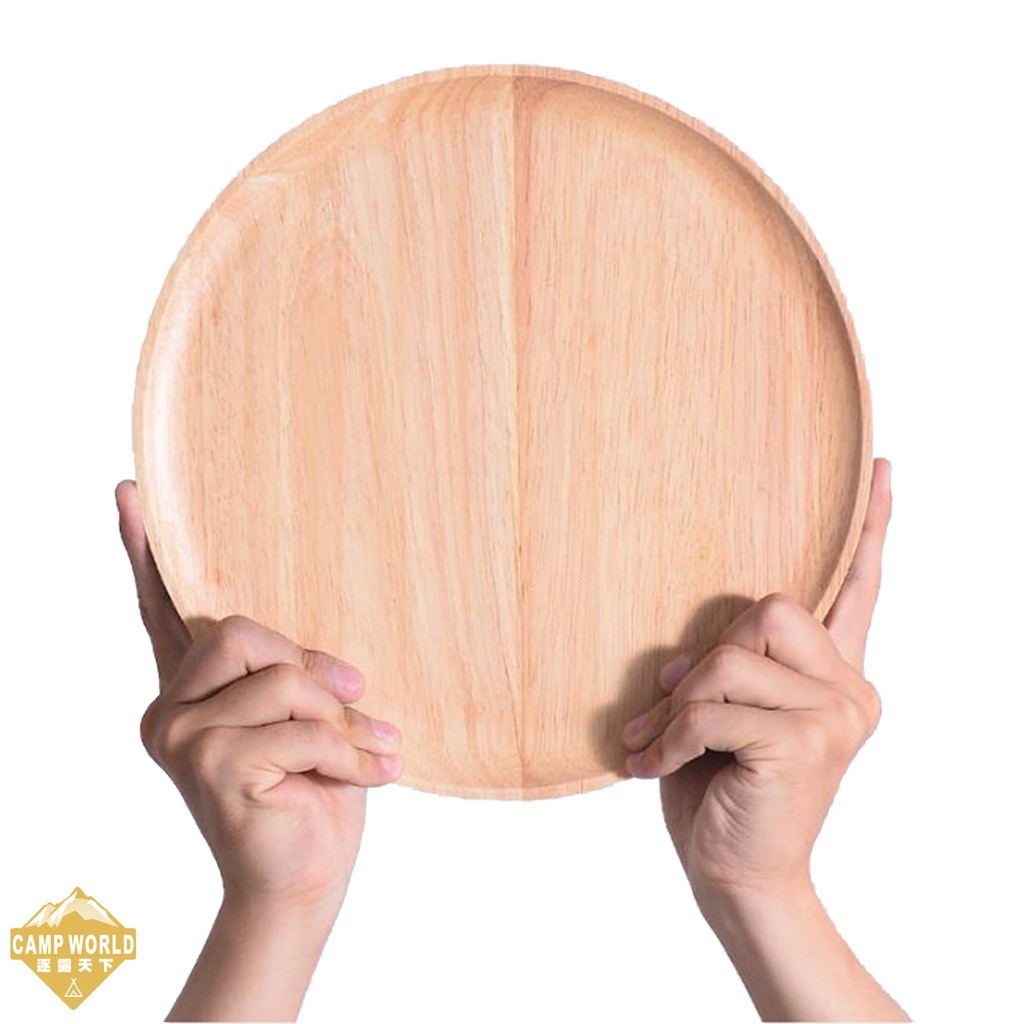 逐露天下 橡膠木盤