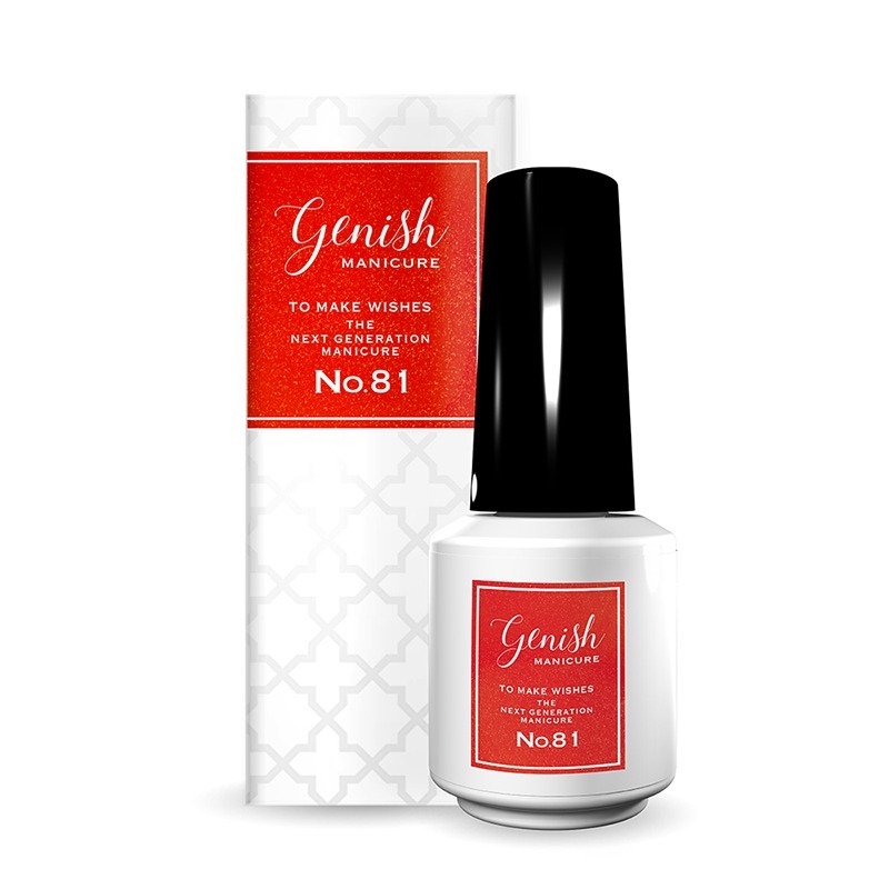 Genish GN81 Passione  熱情紅舞 60秒速乾指甲油