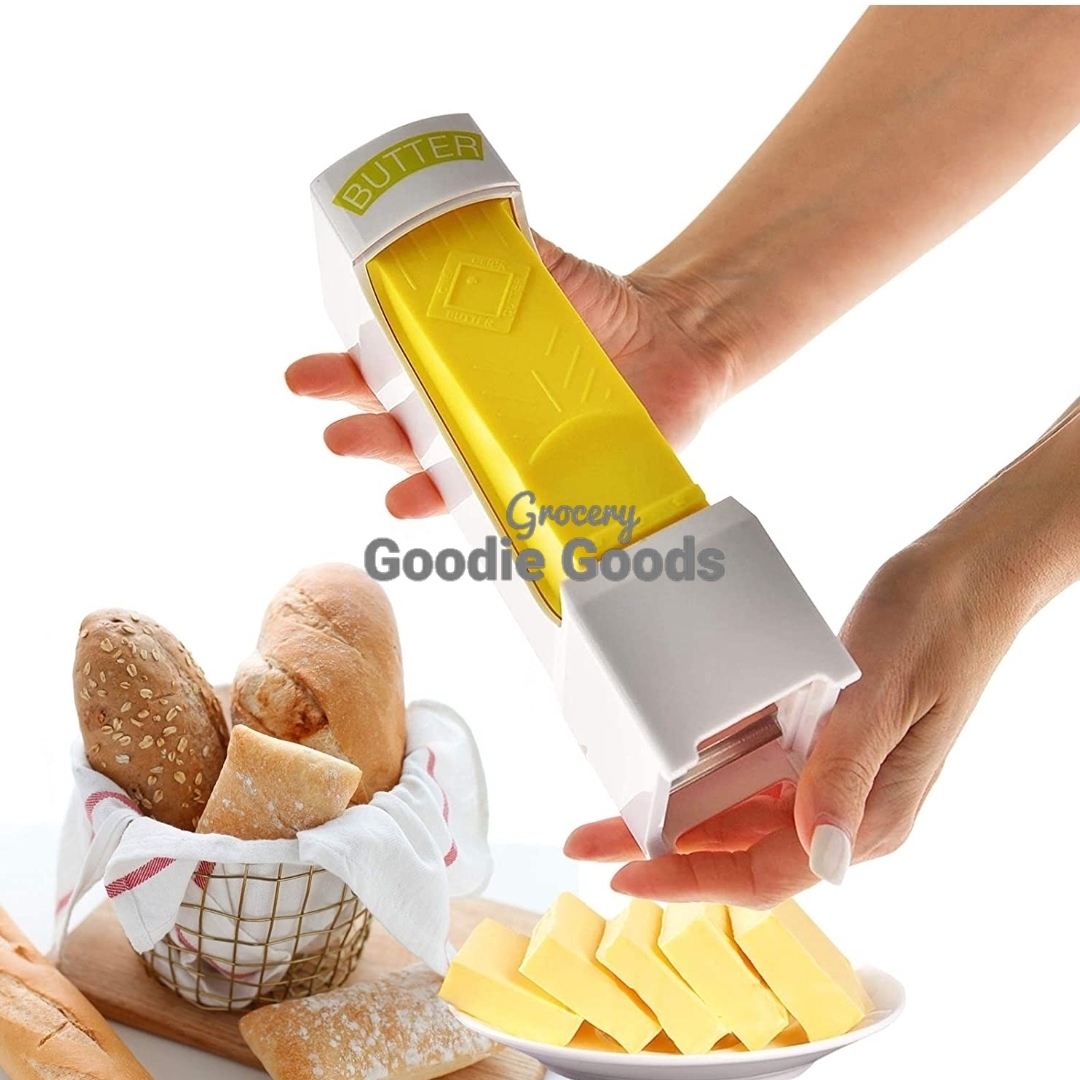 Galand Butter Slicer Stainless Steel Blade Stick Butter Cutter Slices  Squeeze Dispenser Slicing Comfortable Grip White - Yahoo Shopping