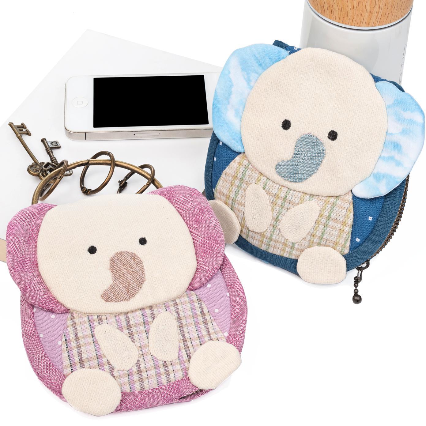 象寶寶鑰匙零錢包(材料包)/個