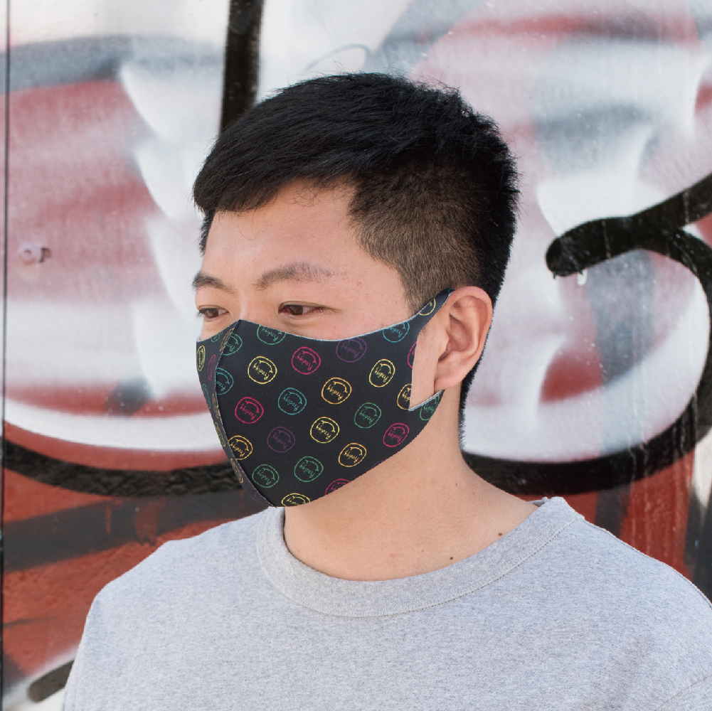｜正面笑臉｜舒適美-3D立體透氣抗菌口罩