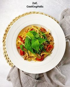 芝麻葉義大利麵