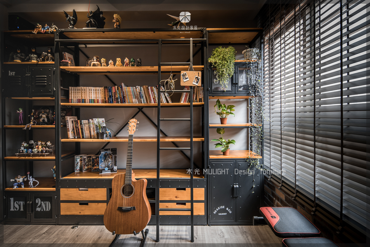 LOFT重工業實木鐵藝置物櫃組(可訂製)