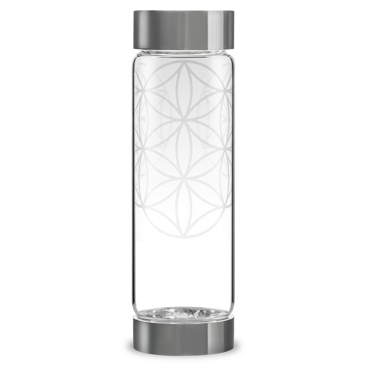 ViA Bottle (Flower of Life) Without Gempod | VitaJuwel