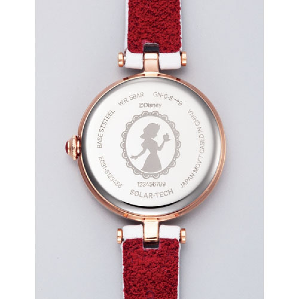 萬年鐘錶 - Citizen - Wicca   限量 迪士尼白雪公主 太陽能女錶  KP3-368-10  錶徑23.7MM