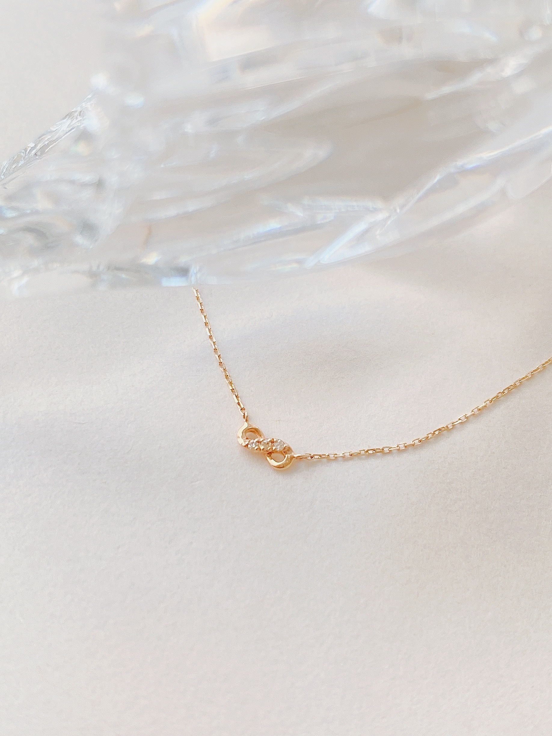 無限符號鑽石項鍊