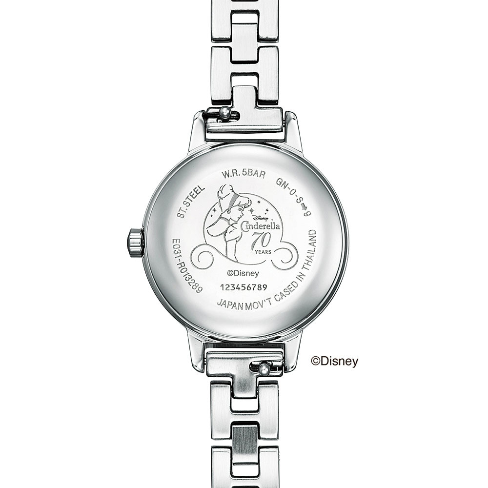 萬年鐘錶 - Citizen - Wicca   限量 迪士尼仙履奇緣 太陽能女錶  KP3-619-97  錶徑24MM