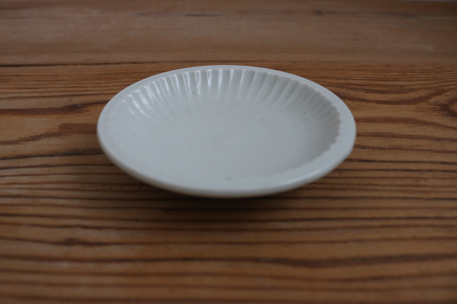 城進 白磁豆皿