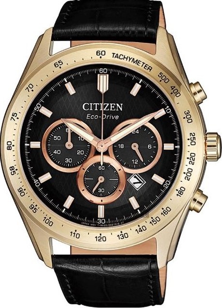 萬年鐘錶 - Citizen 星辰錶  紳士光動能皮革男錶  CA4453-14E   錶徑43MM