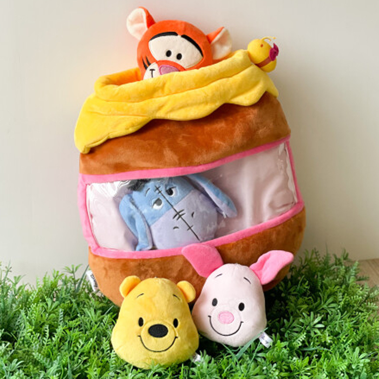 【蜜蜂工坊】小熊維尼收納罐吊飾組