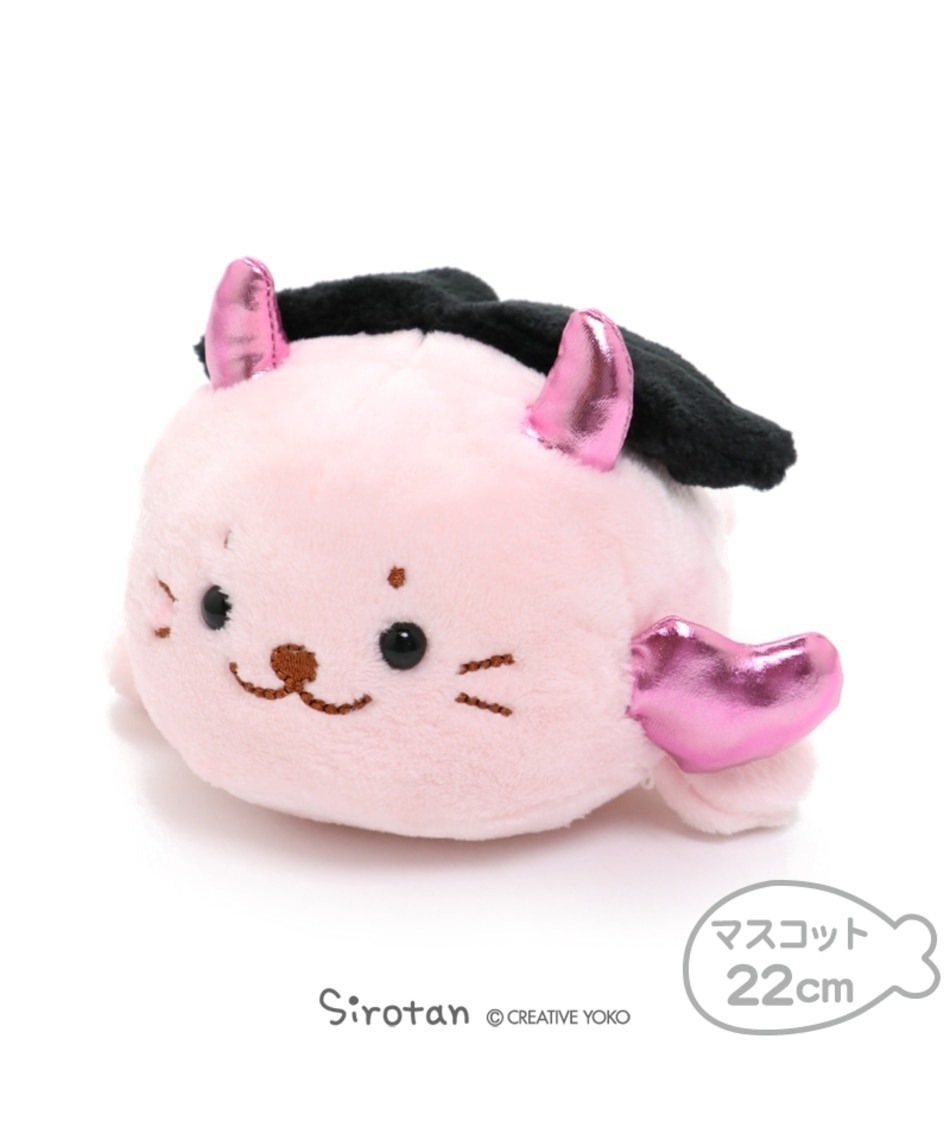 日本Sirotan-小海豹 絨毛娃娃 Q萌天使 壞壞小惡魔 22cm