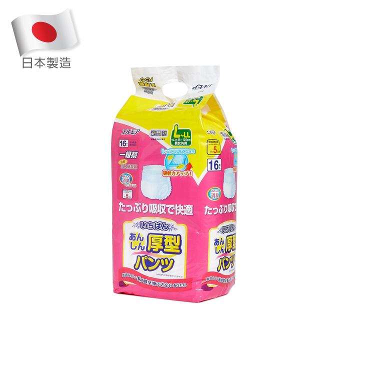 Ichiban 日本一級幫 - 金裝成人紙尿褲 (大) | (原箱4包 x 16片)