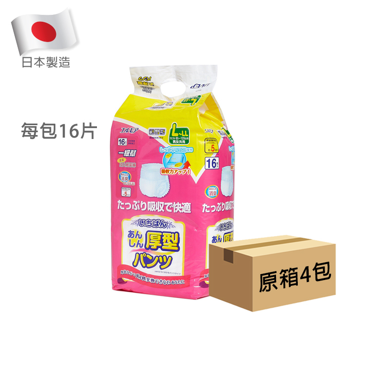 Ichiban 日本一級幫 - 金裝成人紙尿褲 (大) | (原箱4包 x 16片)
