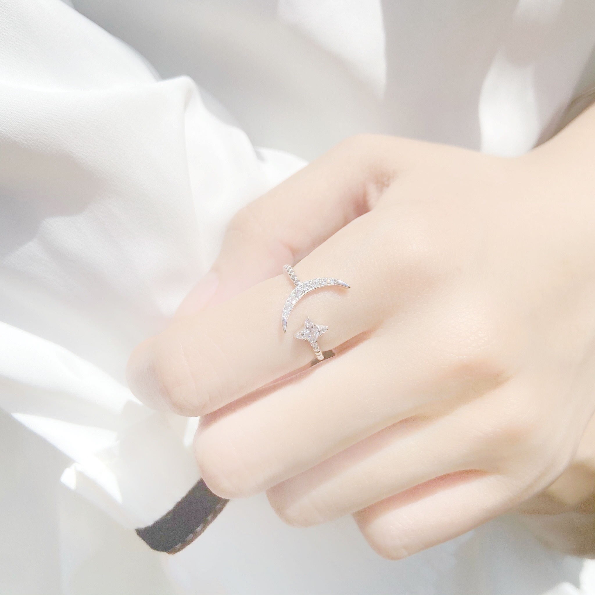 | 925純銀・ 白金 | 夜幕戒指 | RI0256 |