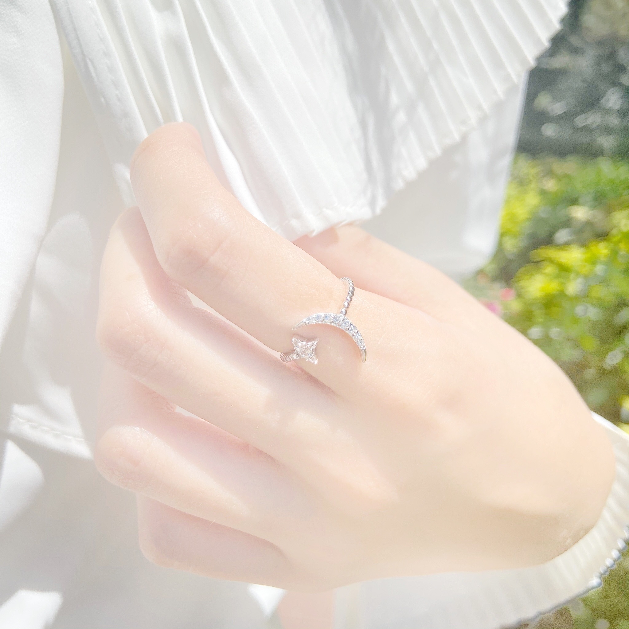 | 925純銀・ 白金 | 夜幕戒指 | RI0256 |