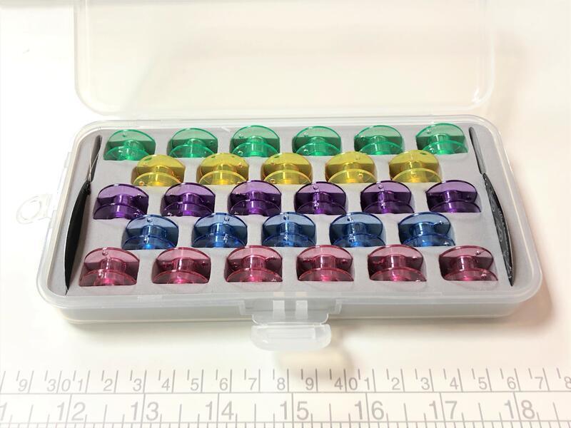 彩色高梭子28入+收納盒