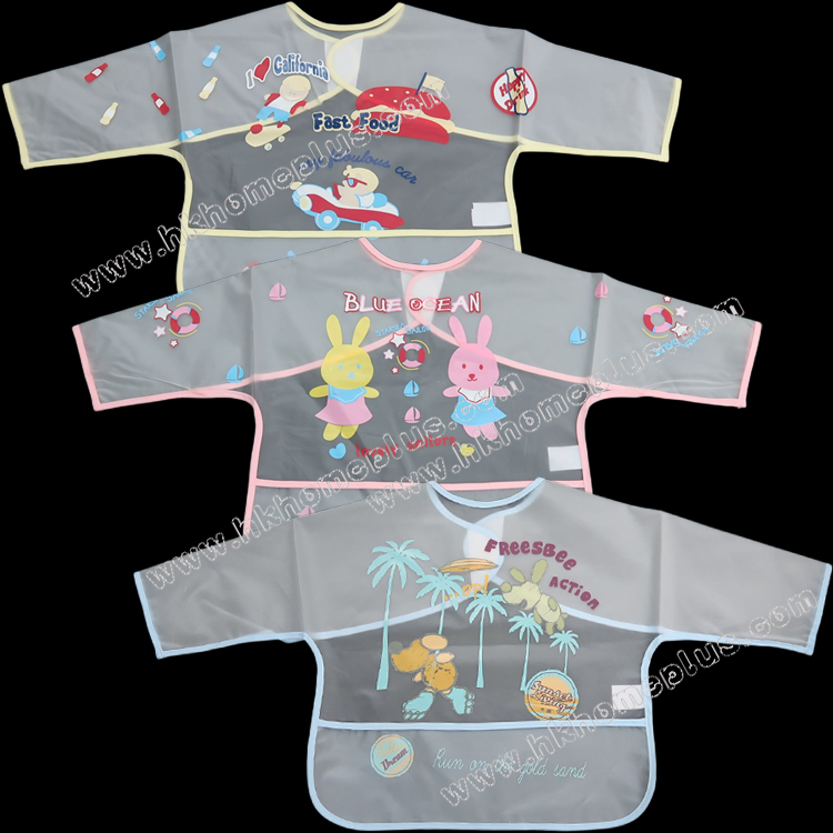 2件裝 兒童環保膠長袖圍裙 2816