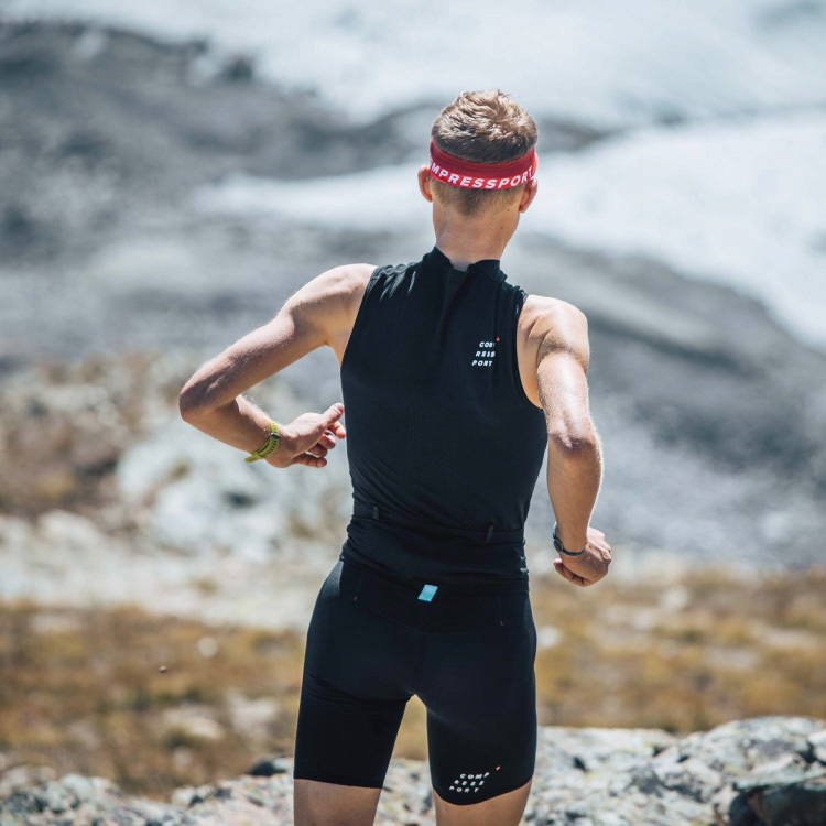 RUN｜COMPRESSPORT TRAIL POSTURAL TANK TOP - Black 男裝跑步背心