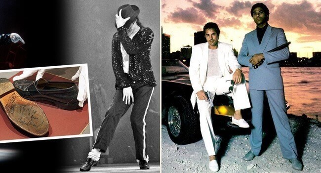 Michael Jackson與邁阿密風雲影集中皆穿著樂福鞋