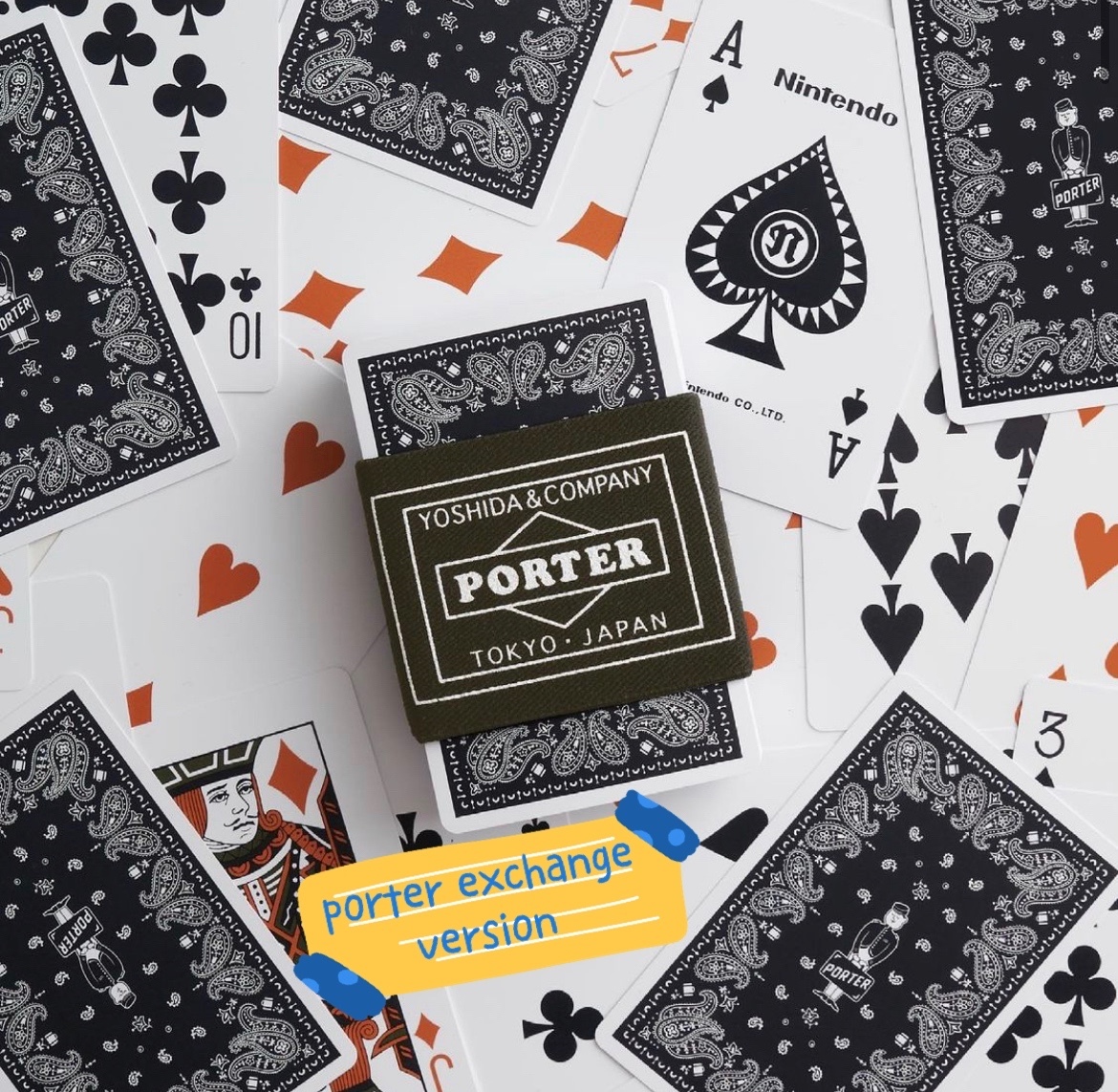 日本吉田包 PORTER / Nintendo  任天堂別注 PORTER PLAYING CARDS