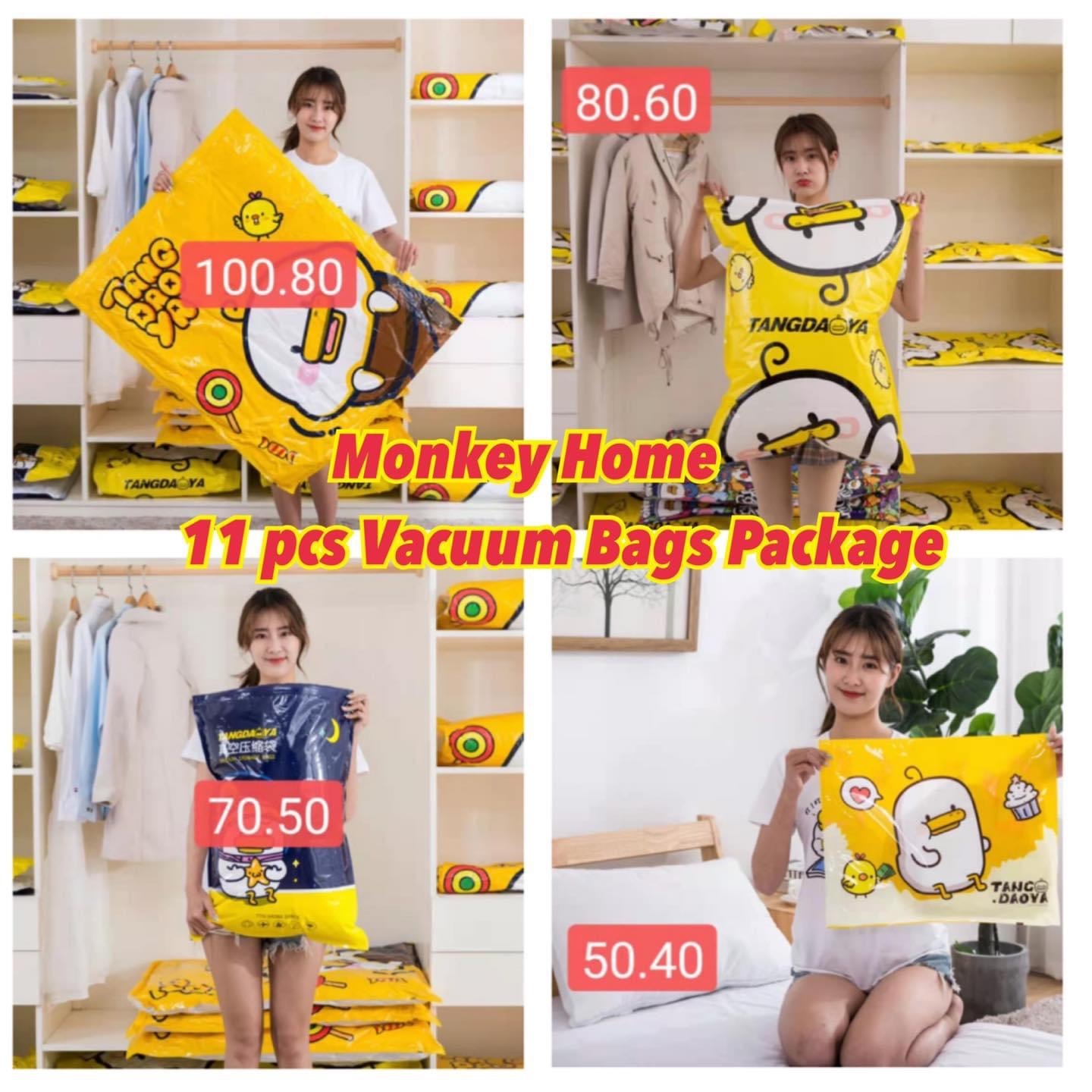 Monkey Home Vacuum Bag  (10bags) pump included - $60