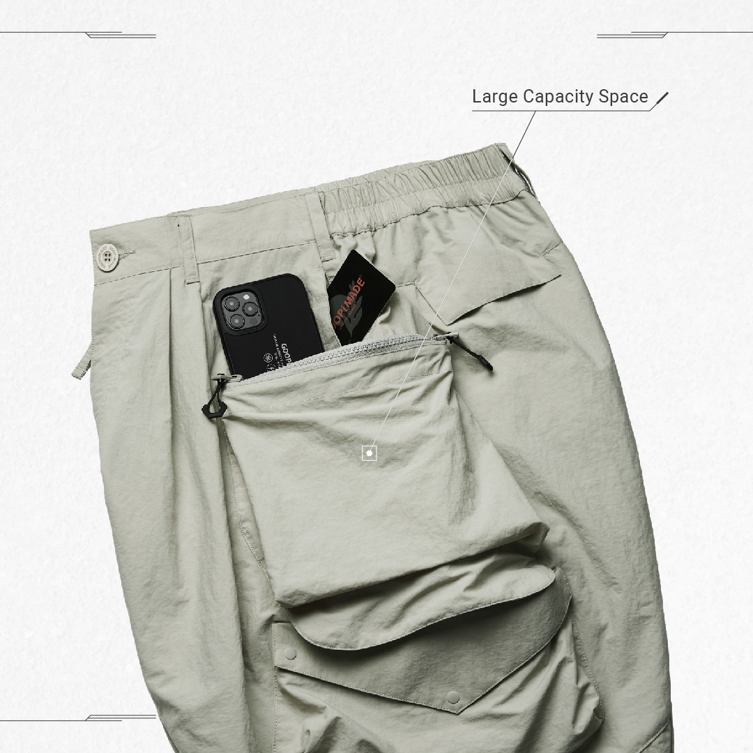 GOOPiMADE® 21 S/S “PS-01” Pentagon Utility Shorts - Bon