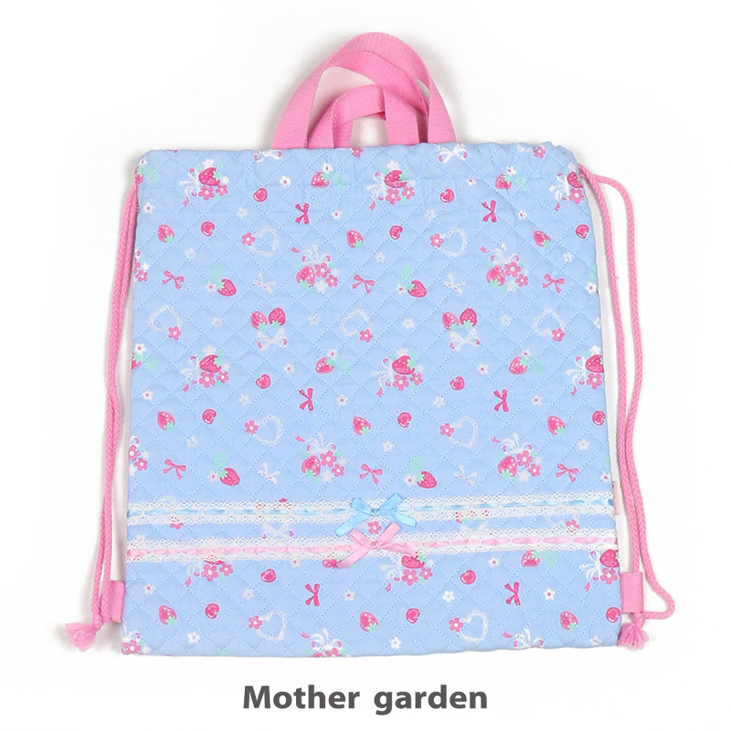 【日本Mother Garden】束口袋 草莓花束