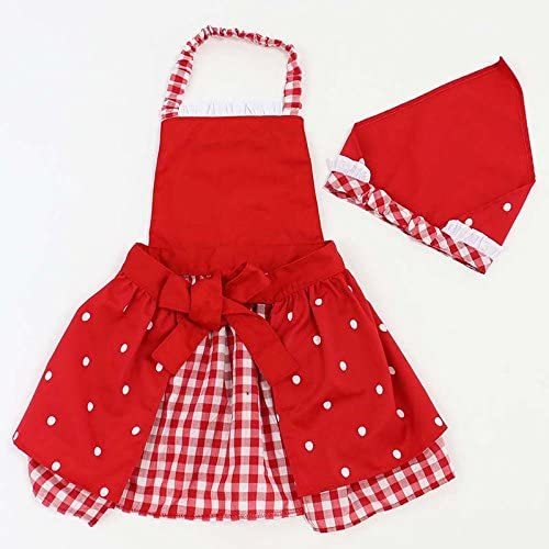 【日本Mother Garden】MG圍裙 草莓紅格紋