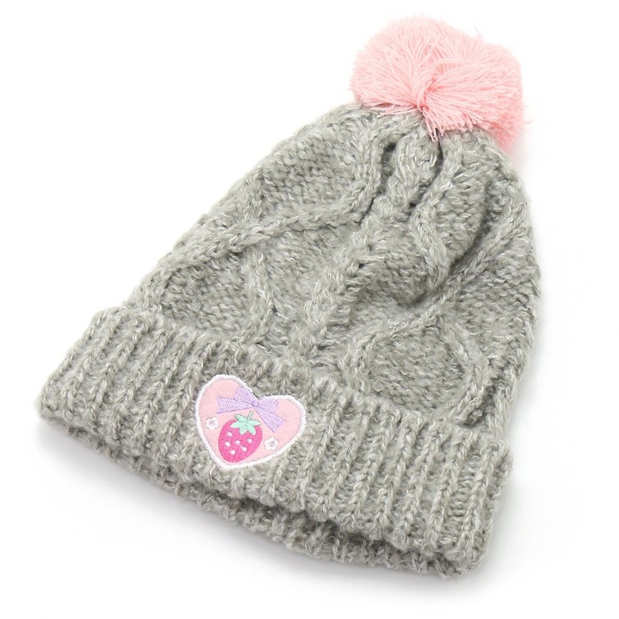 【日本Mother Garden】帽子 草莓灰