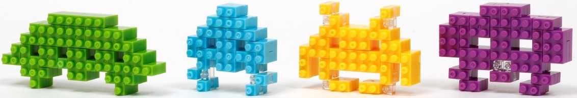 【減價】nanoblock「太空侵略者」角色系列‧侵略者