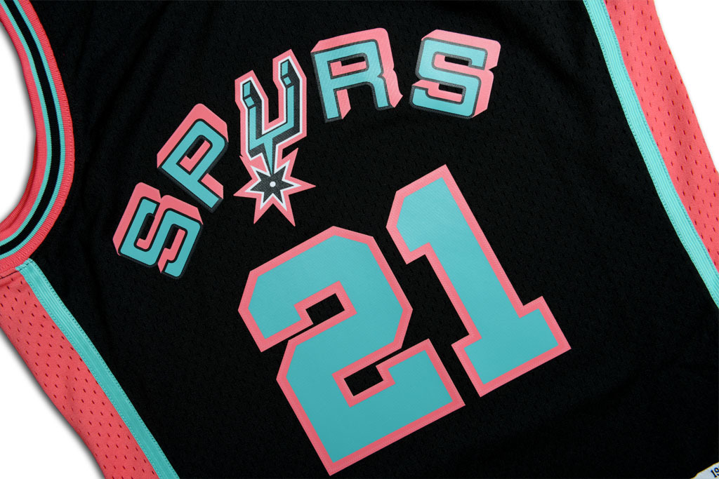 Mitchell & Ness 聖安東尼奧馬刺隊 Tim Duncan Reload 復刻 Swingman 球衣