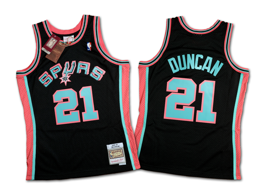 Mitchell & Ness 聖安東尼奧馬刺隊 Tim Duncan Reload 復刻 Swingman 球衣