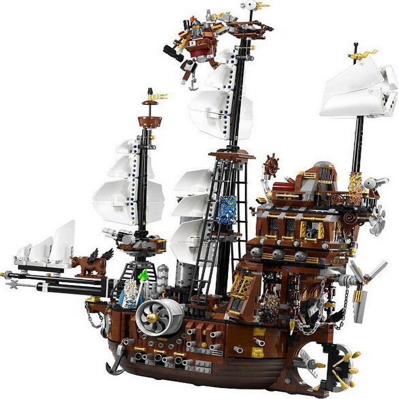 Pirates of the Caribbean MetalBeard Sea Cow Ship Building Set Minifigs Fit Lego NO BOX NA180041