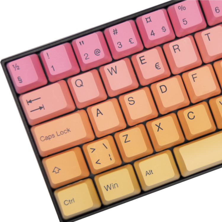 Tai Hao Exotic Layout Pbt Double Shot Keycap Set