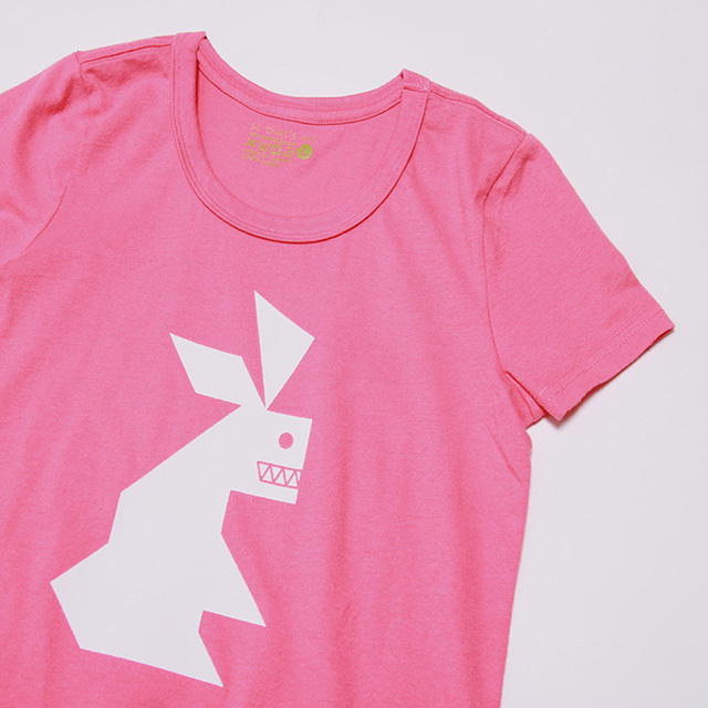 小白兔 蜜桃棉 童T 玫粉【買一送一】