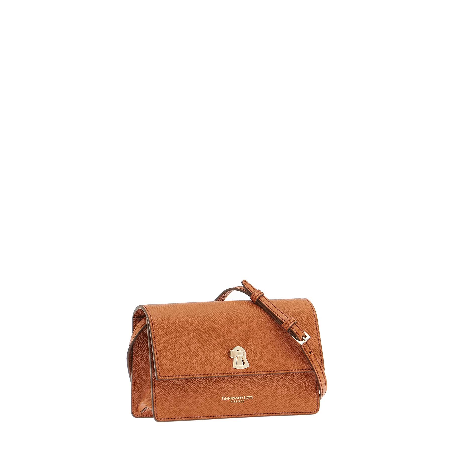 GIANFRANCO LOTTI Wallet Bag Cognac
