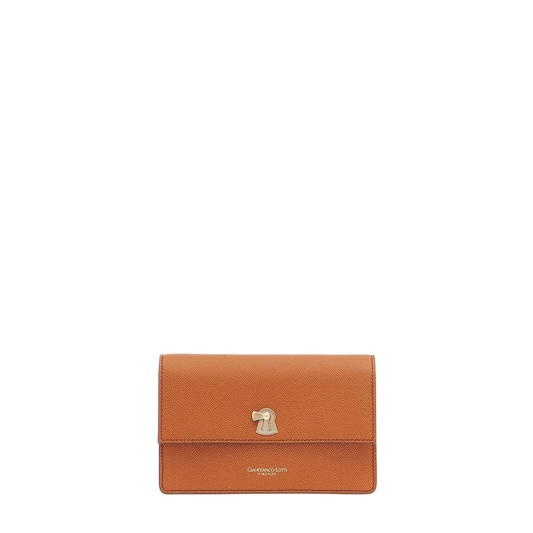 GIANFRANCO LOTTI Wallet Bag Cognac