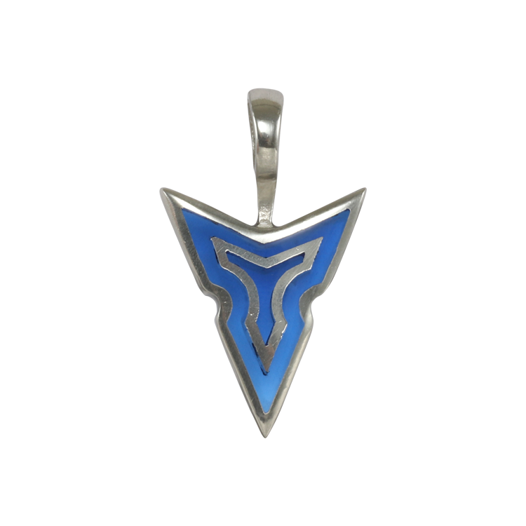 Bico吊墜，女士吊墜 三角矛頭造型；充滿決心冒險勇往直前（1900小款藍色）