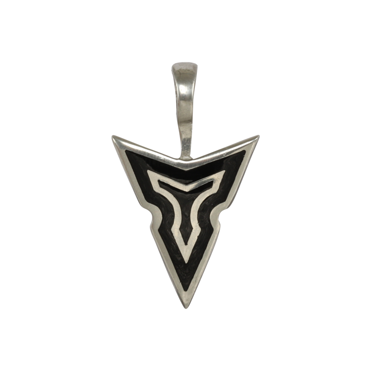 Bico吊墜，女士吊墜 三角矛頭造型；充滿決心冒險勇往直前（1900小款黑色）