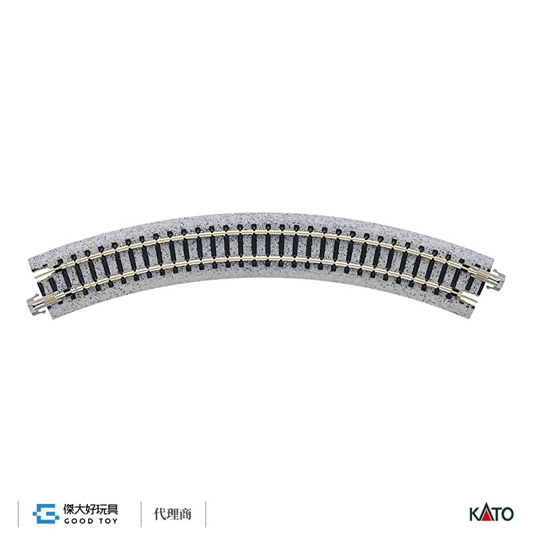 KATO 20-170 Unitrack Curved Track R216-45 degree (R8 1/2-45 degree) < R216-45 > (4pcs.)