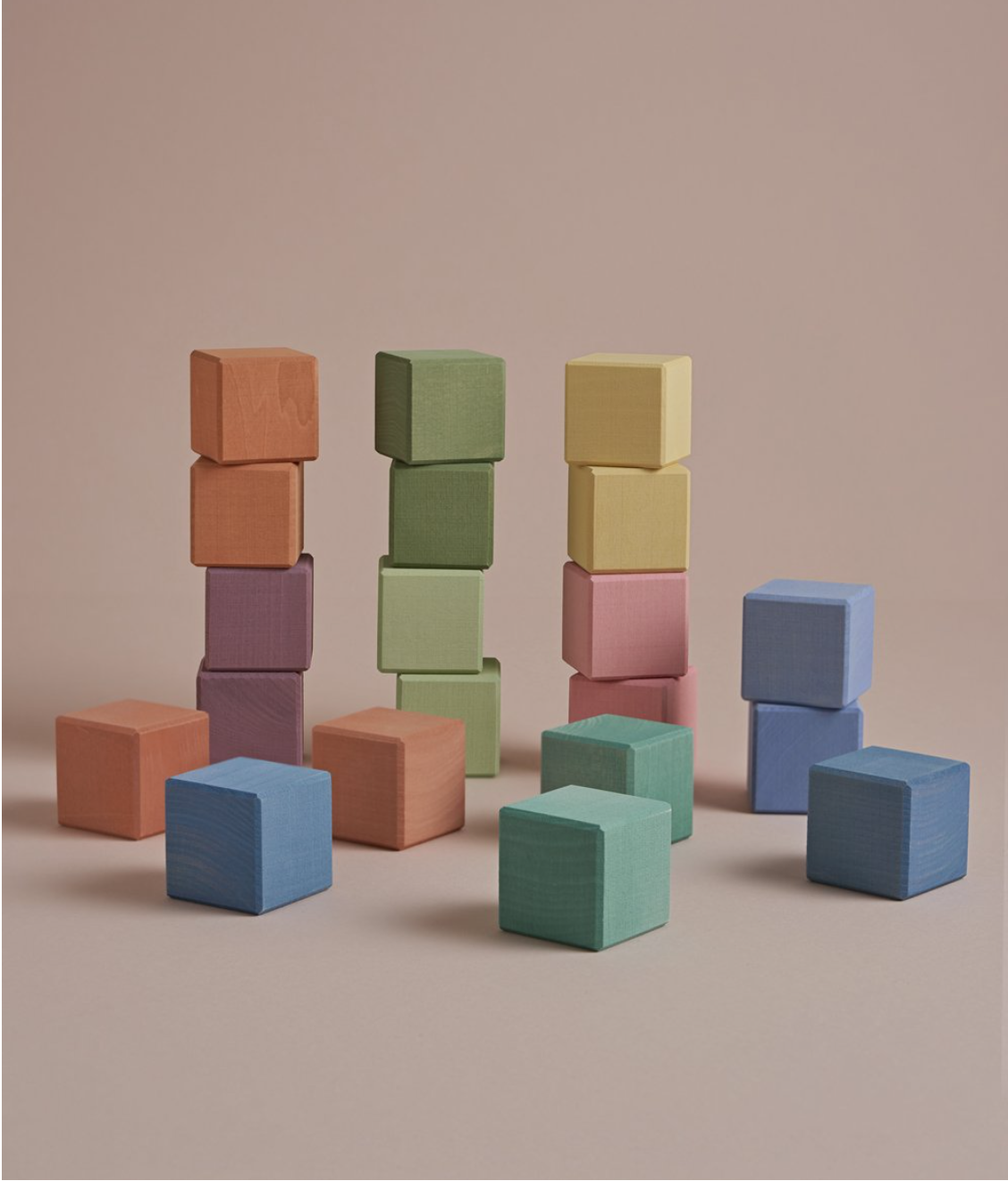 RADUGA GRЁZ - Earth Pastel Cubes Set