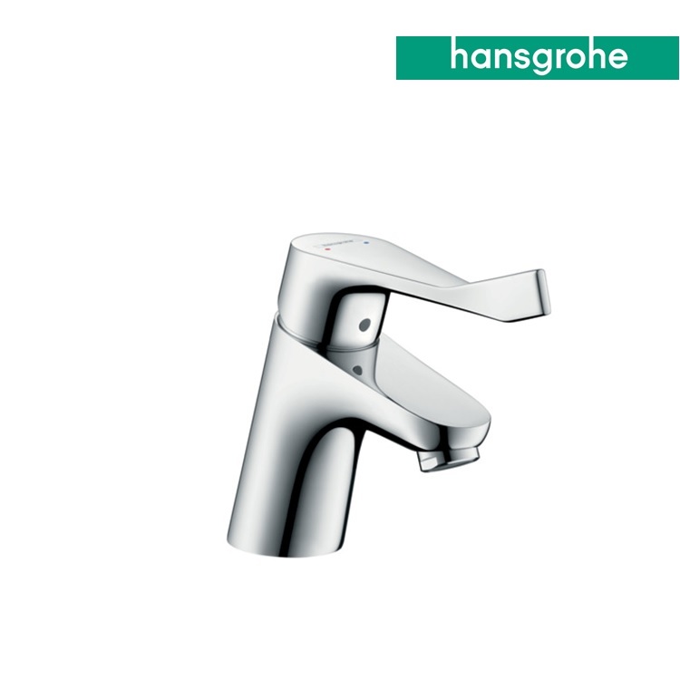 hansgrohe Focus 31910, -000 Single lever basin mixer 70 with extra long handle and pop-up waste set