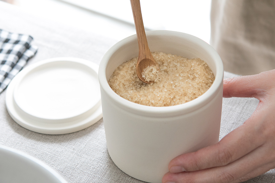 中川政七-鹽壺 常滑 白