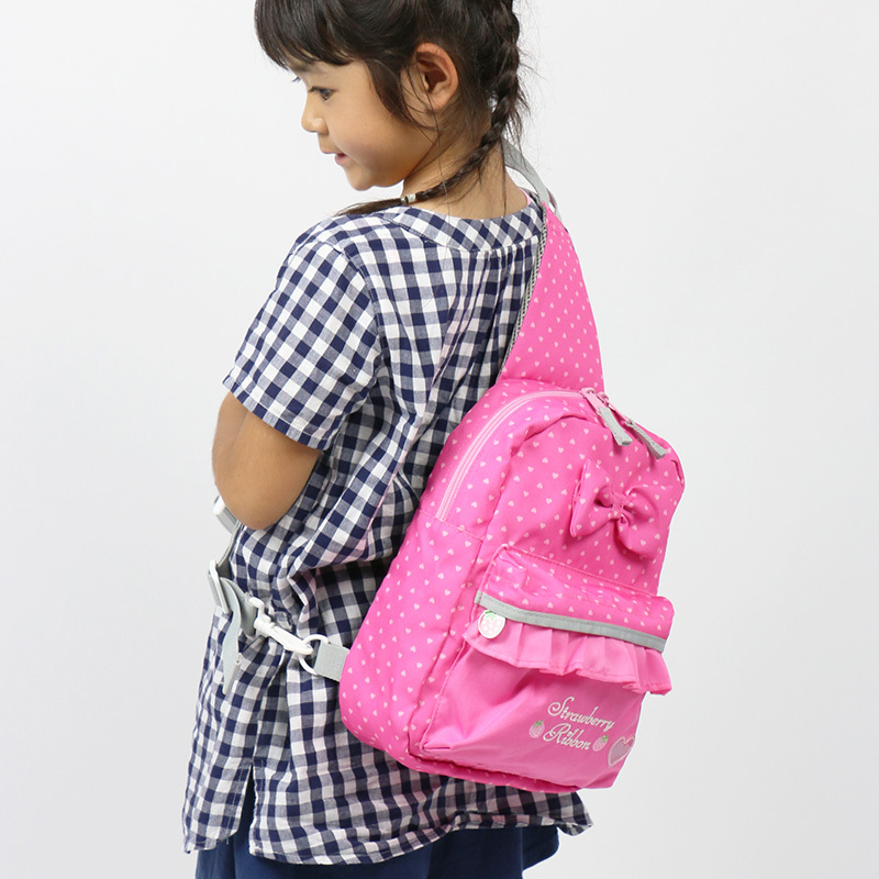 【日本Mother Garden】側肩背包-愛心 