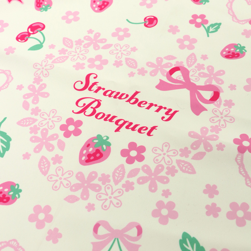 【日本Mother Garden】方巾 四角草莓