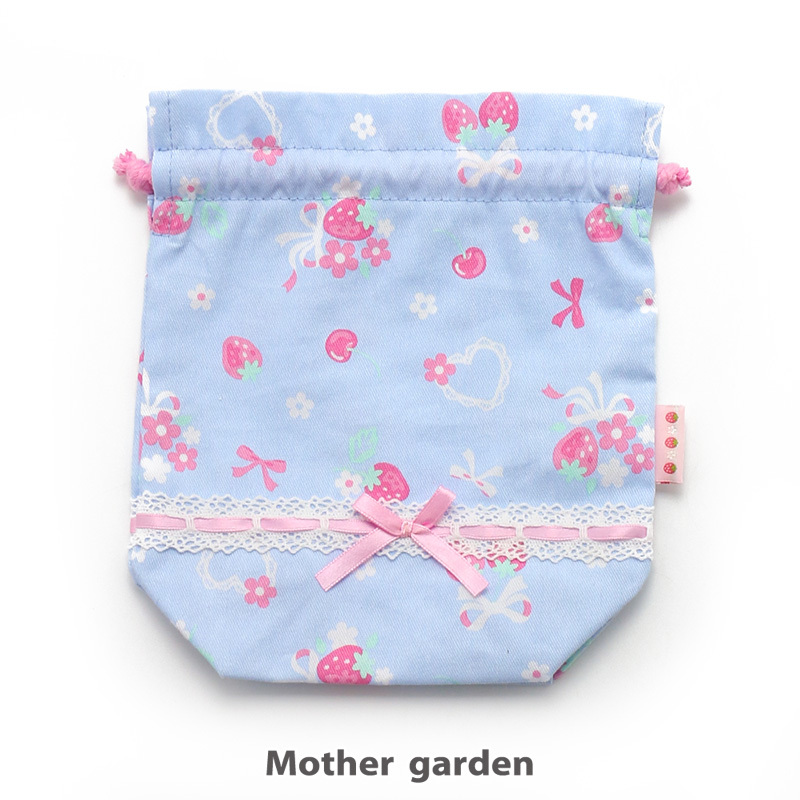【日本Mother Garden】 束口袋 草莓