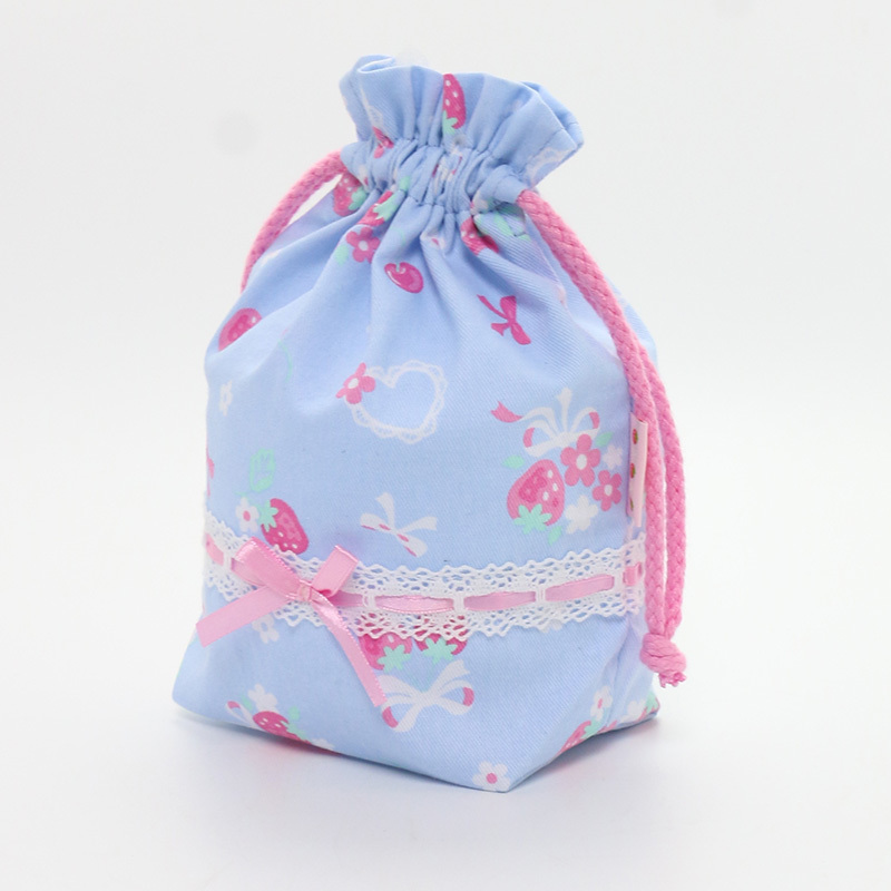 【日本Mother Garden】 束口袋 草莓