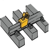 Roco 40004 HO規 brake shoes .12入