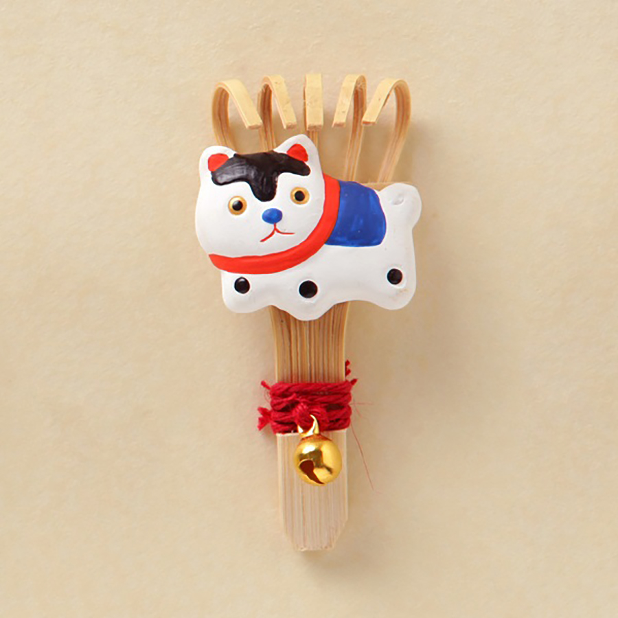 中川政七-招福熊手 犬張子