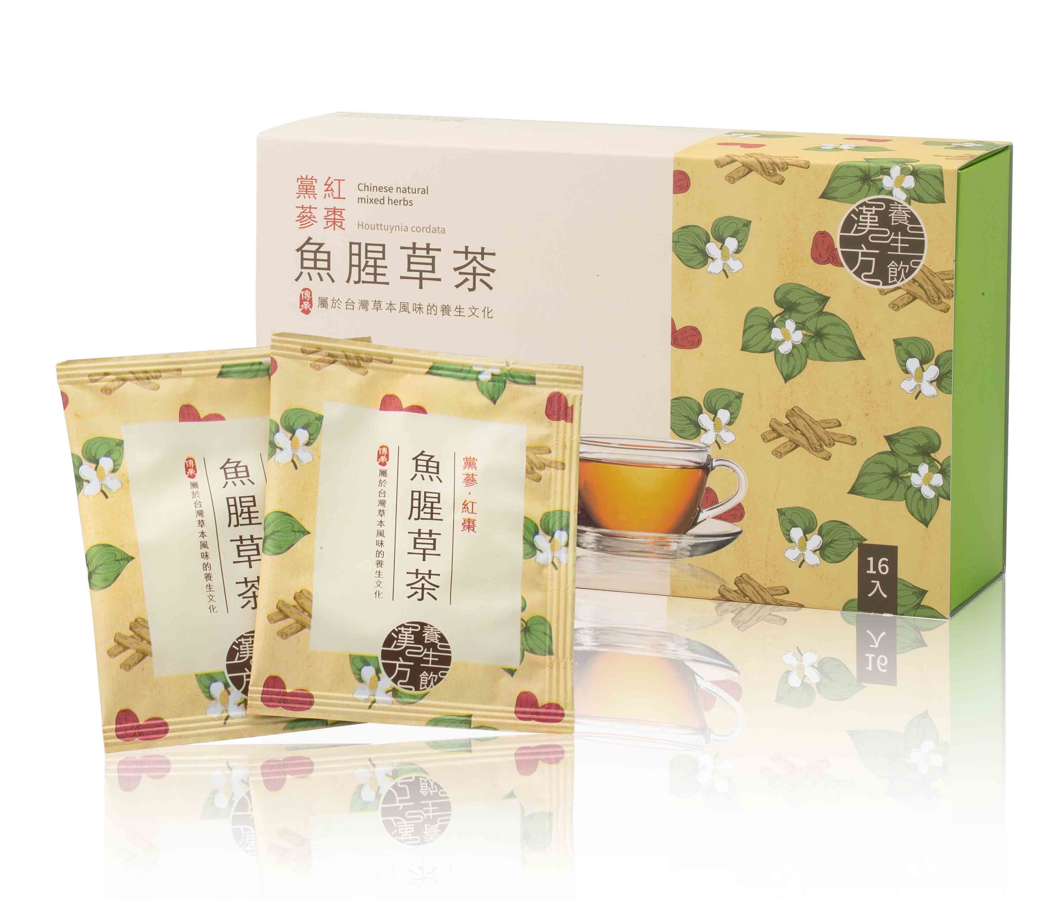 趕食髦_黨蔘紅棗魚腥草茶(包) 16入